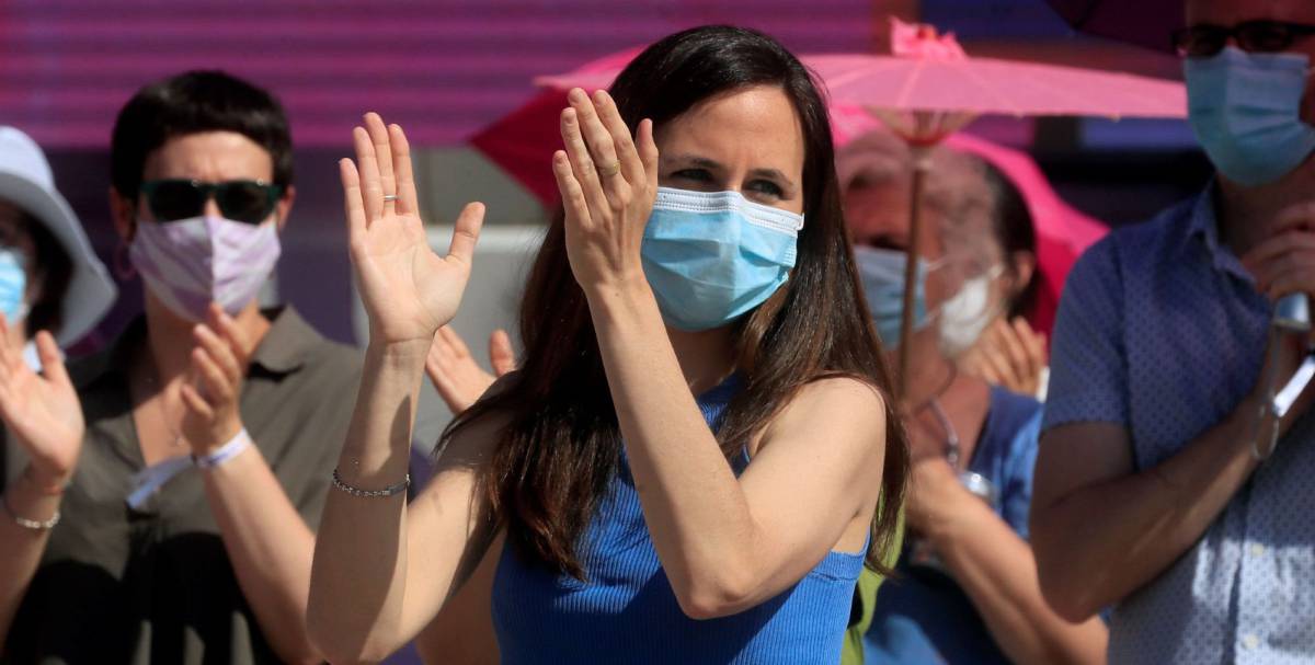 La ministra de Derecho Sociales, Ione Belarra, elegida nueva secretaria general de Podemos.