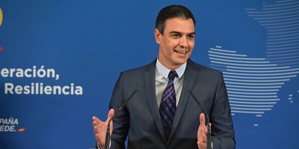 El presidente del Gobierno, Pedro Sánchez-