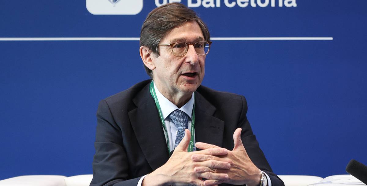 En la imagen, intervencion de Jose Ignacio Goirigolzarri Tellaeche, presidente de CaixaBank.
