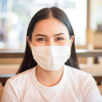 Mascarilla compostable