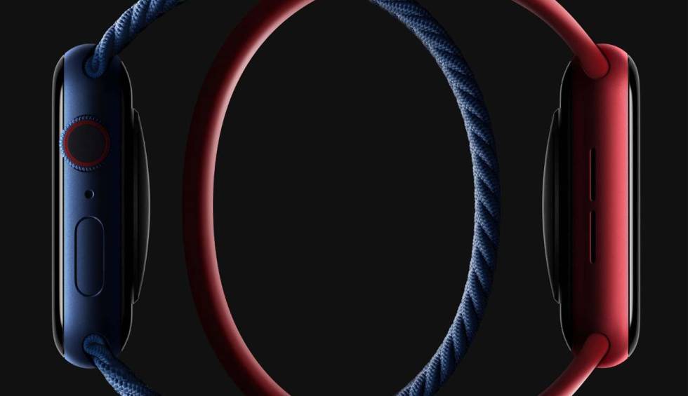 Lateral del Apple Watch 7