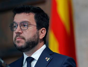 El presidente de la Generalitat de Cataluña, Pere Aragonés.