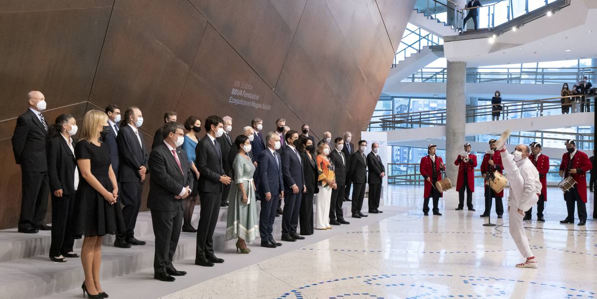 Ceremonia de entrega de los premios en Bilbao.