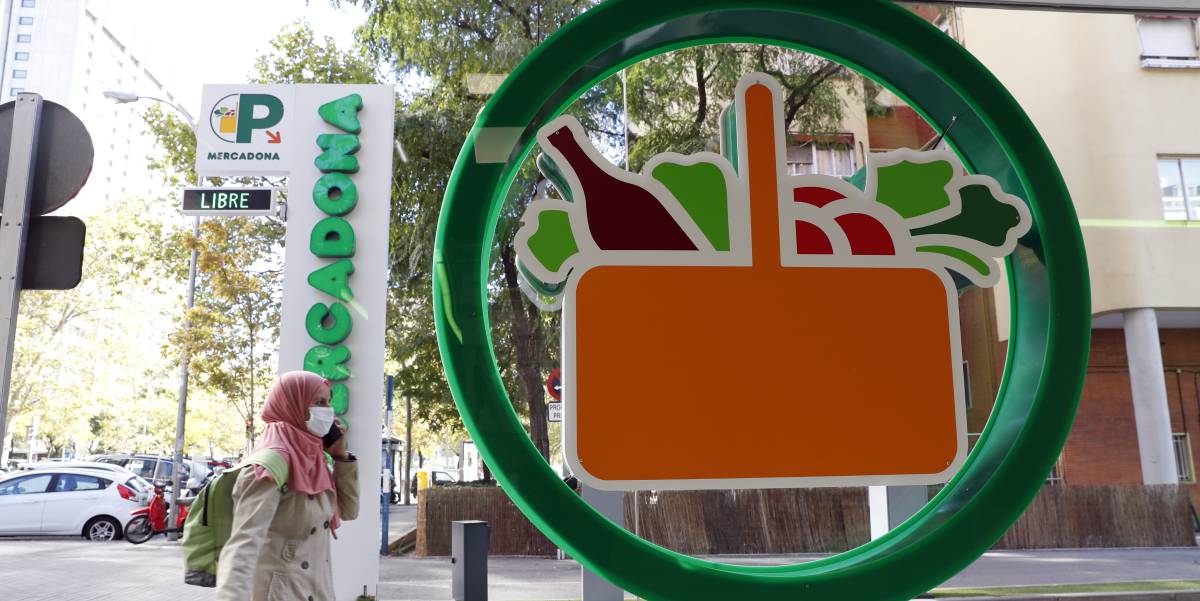 Un supermercado de Mercadona en Madrid
