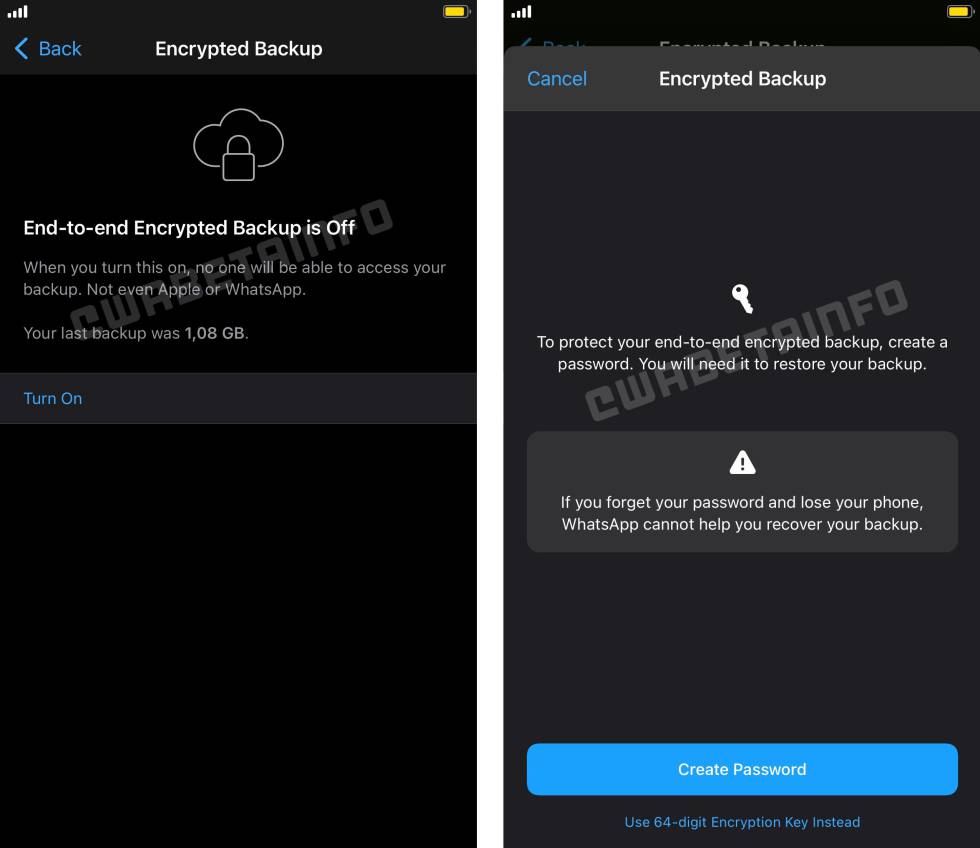 Copias de seguridad encriptadas en iOS.