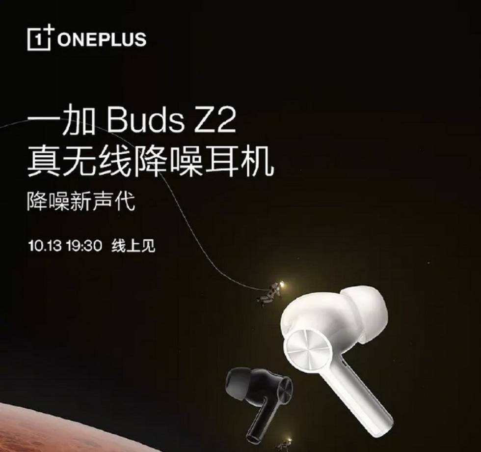 Cartel promocional de los OnePlus Buds Z2