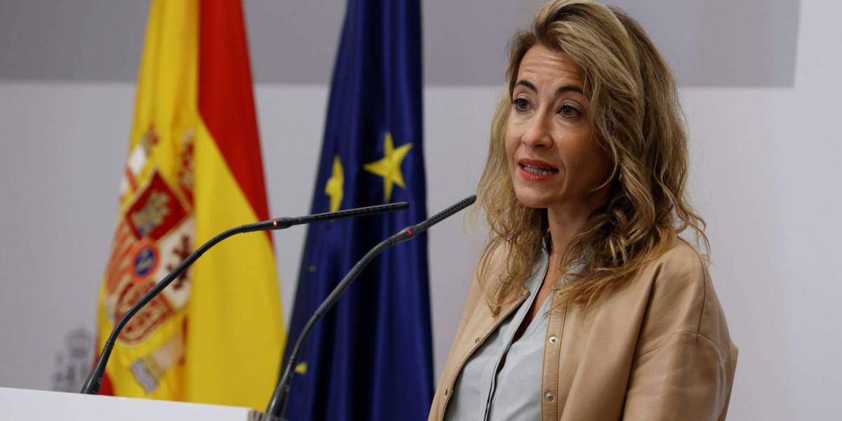 Raquel Sánchez, ministra de Transportes, Movilidad y Agenda Urbana.
