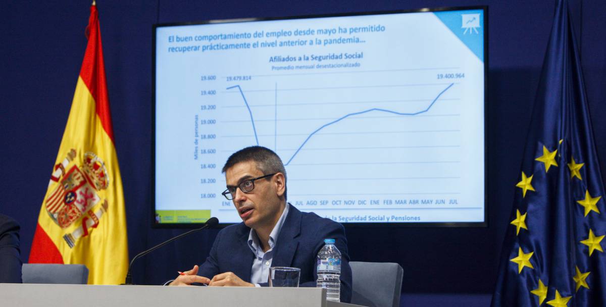 El secretario de Estado de Seguridad Social, Israel Arroyo.