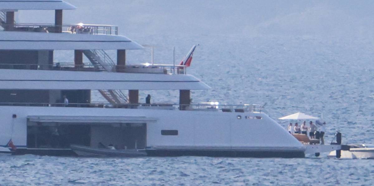 El fundador de Alibaba, Jack Ma, en su superyate Zen en Mallorca