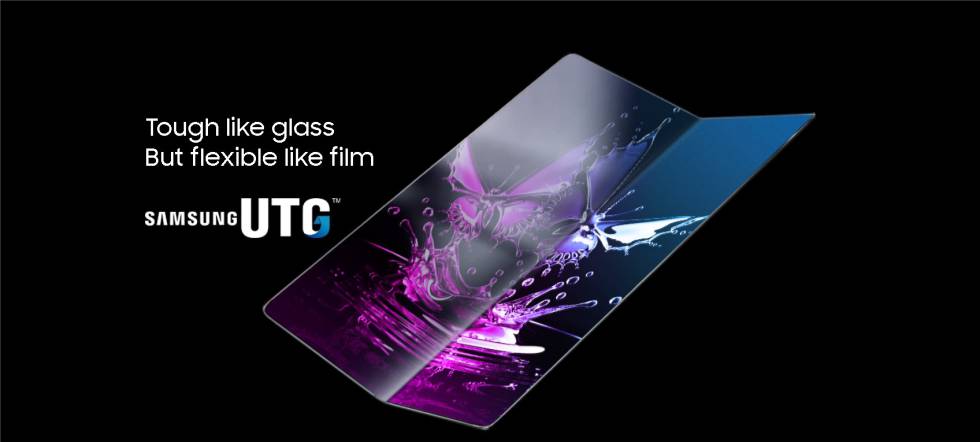 Diseño del nuevo panel flexible de Samsung
