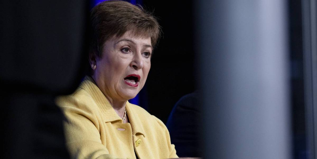 La directora gerente del Fondo Monetario Internacional (FMI), Kristalina Georgieva, en Washington