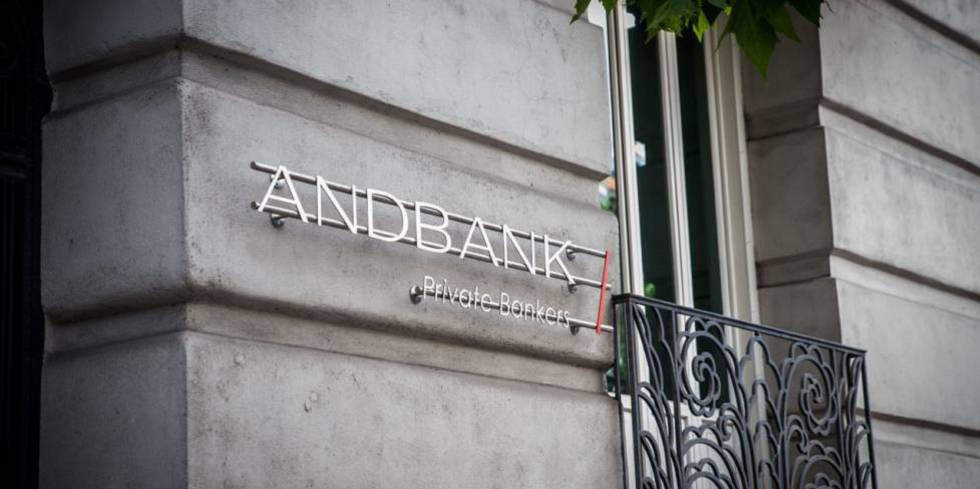 Fachada de la sede de Andbank en España