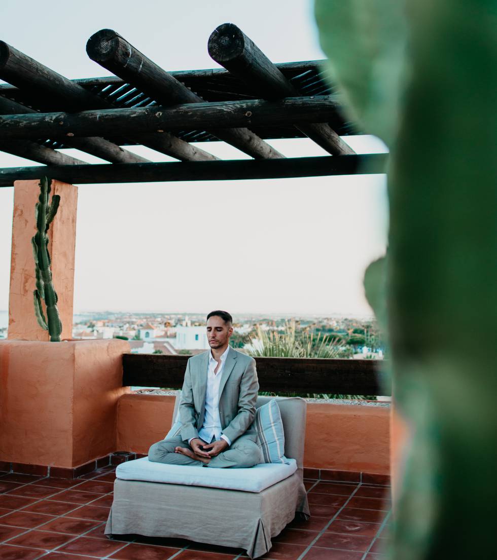 Espacio para la meditación en el hotel Royal Hideaway Sancti Petri, en Chiclana.