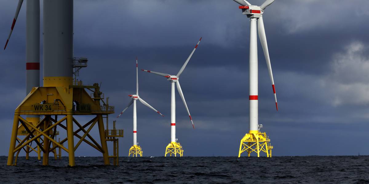 Turbinas de Iberdrola en aguas de Alemania.