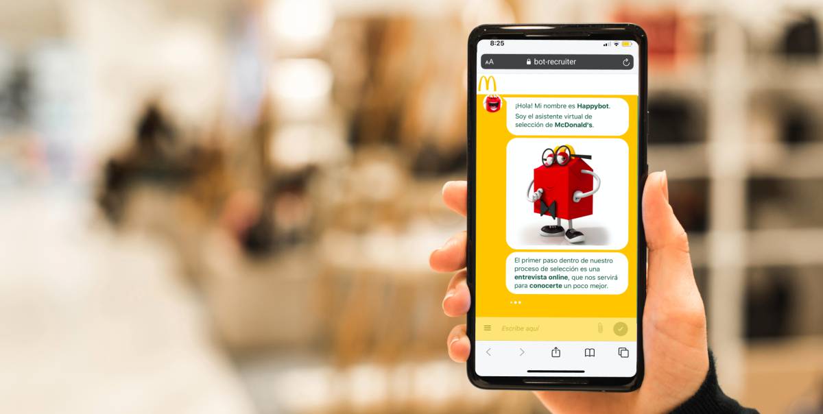 El asistente virtual utilizado por McDonald's.