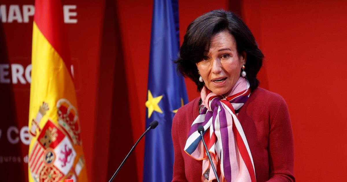 a presidenta del Banco Santander, Ana Botín.