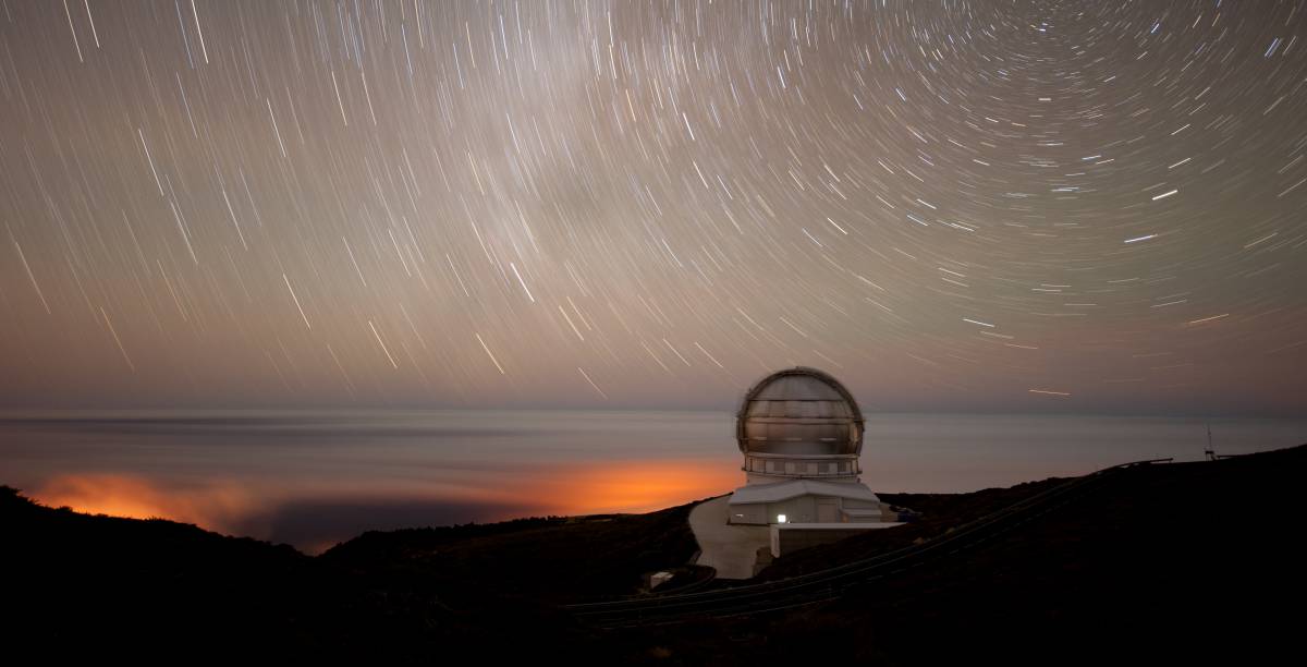 El observatorio astronómico del Roque de los Muchachos en la Palma.