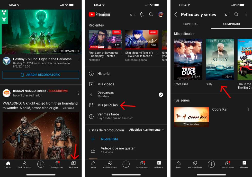 Accede a tus compras en Android desde iOS.