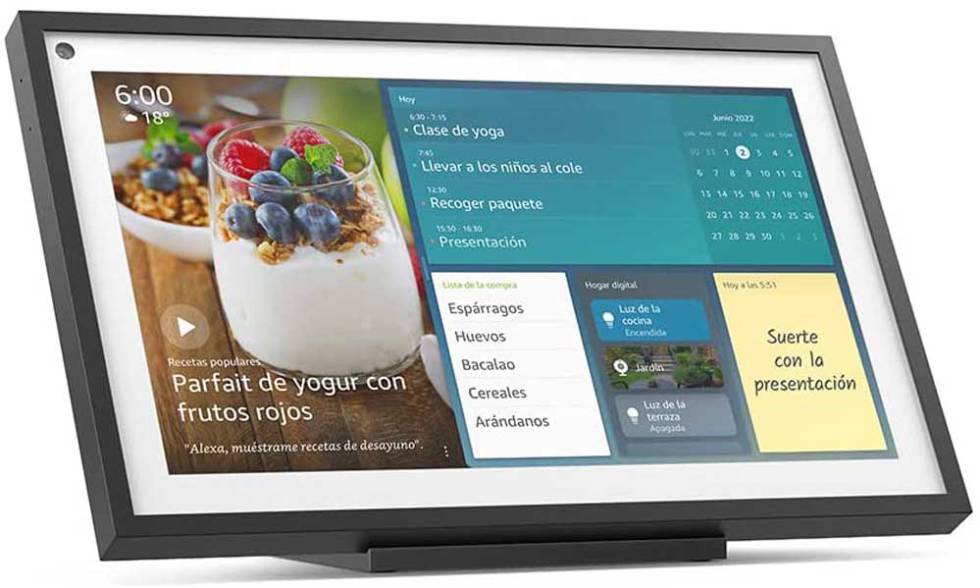 Pantalla inteligente Amazon Echo Show 15 de color negro