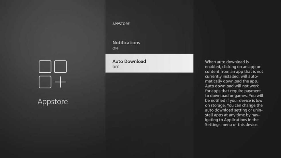 Nuevas Descargas automáticas en los Fire TV