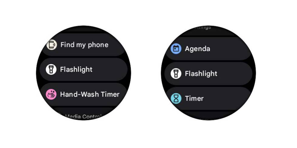 Nueva interfaz de Wear OS 3.2