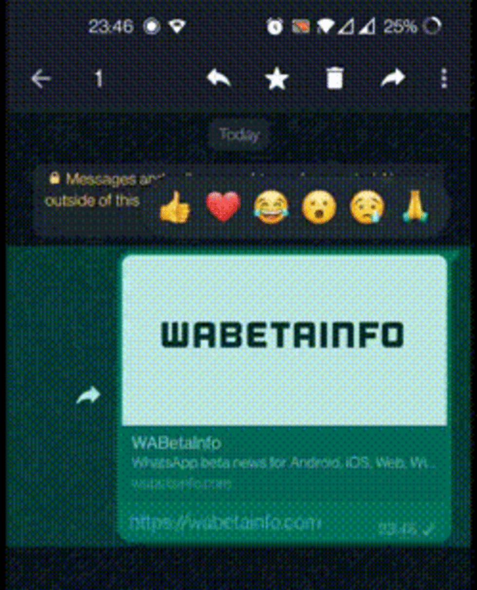 Animación para las reacciones en WhatsApp