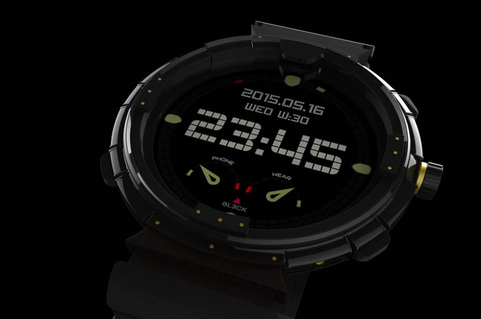 Smartwatch con pantalla circular