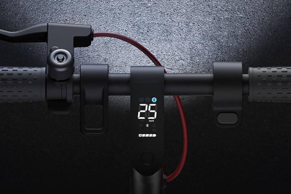 Pantalla LCD de un patinete de Xiaomi