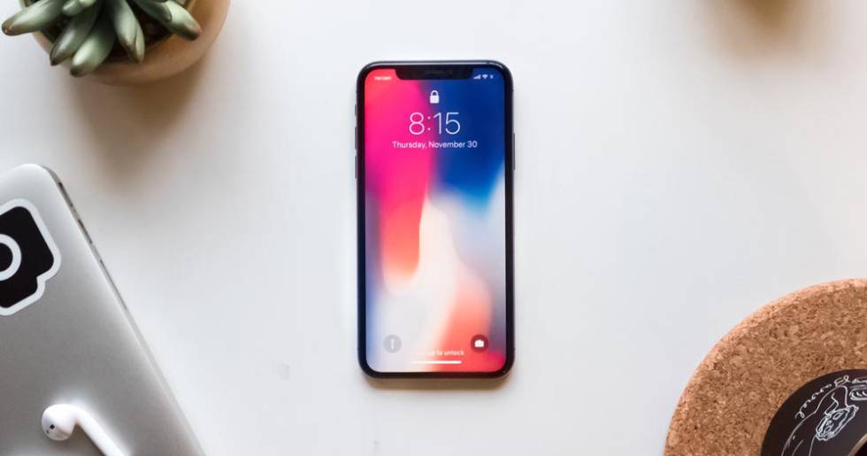 Frontal del iPhone de Apple