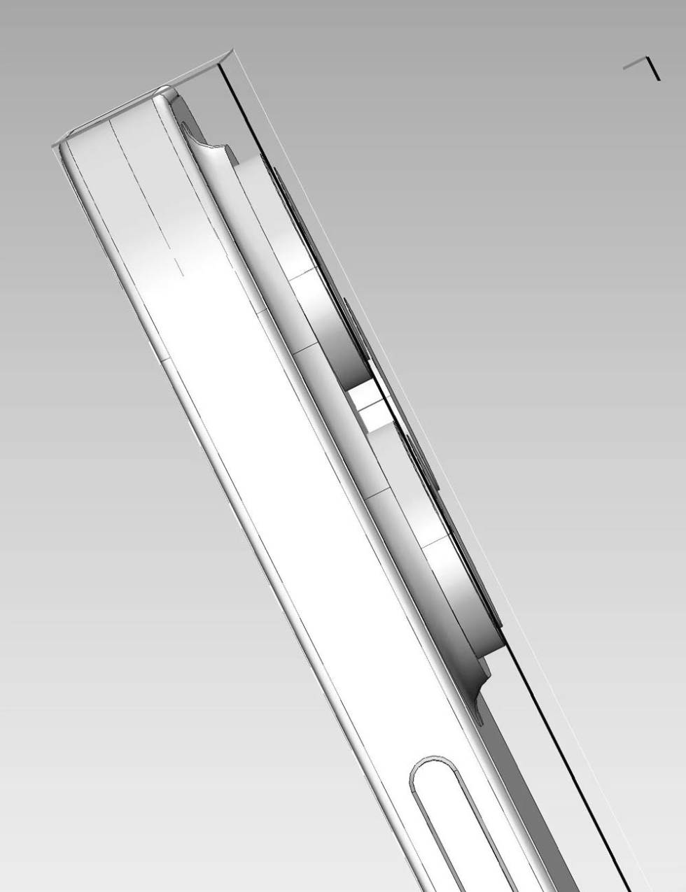 Lateral de la cámara del iPhone 14 Pro Max