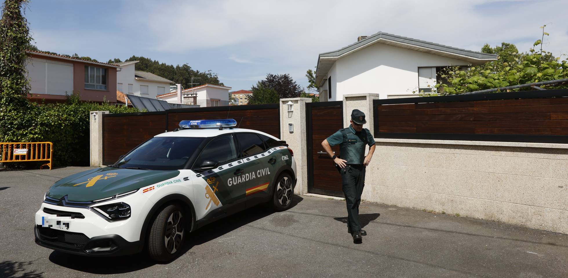 La casa de Pedro Campos, presidente del Real Club Náutico de Sanxenxo, donde se alojará el rey emérito.
