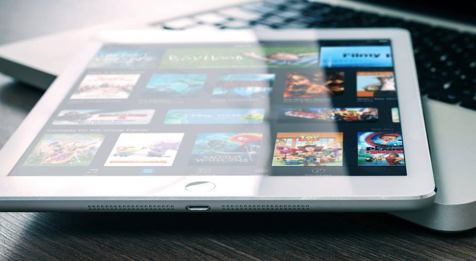 Conexión Lightning de un Apple iPad