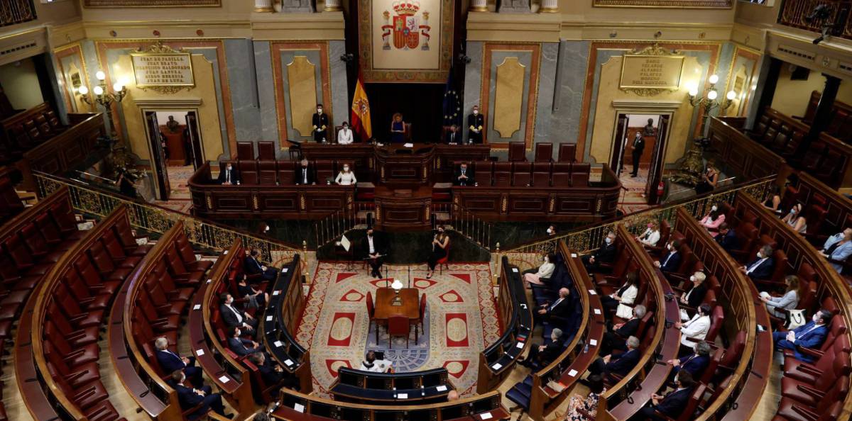 Vista general del Congreso de los Diputados.