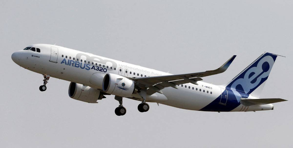 Imagen del Airbus A320neo (New Engine Option).