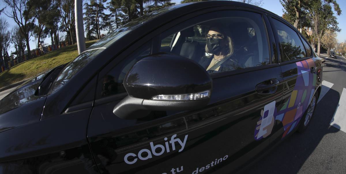 Un VTC de Cabify.