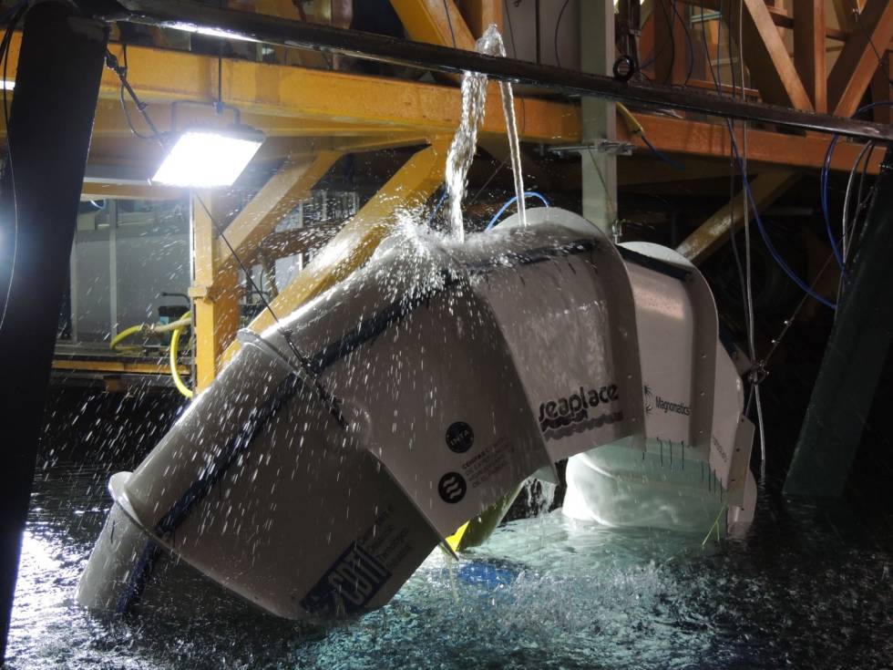 Turbina creada para aprovechar la fuerza de las corrientes marinas.