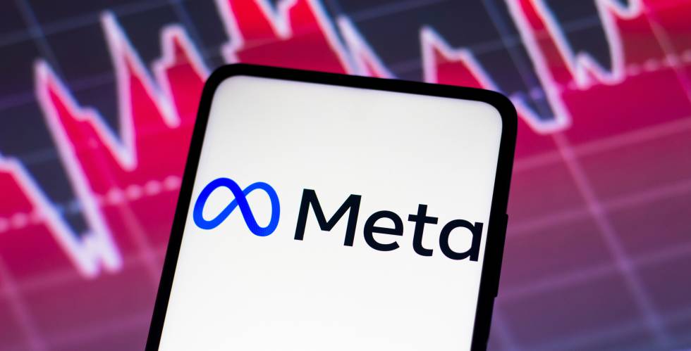 Logo de Meta, matriz de Facebook.