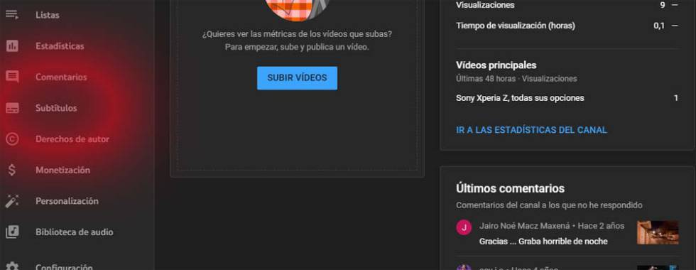 Añdir subtitulos en YouTube Studio