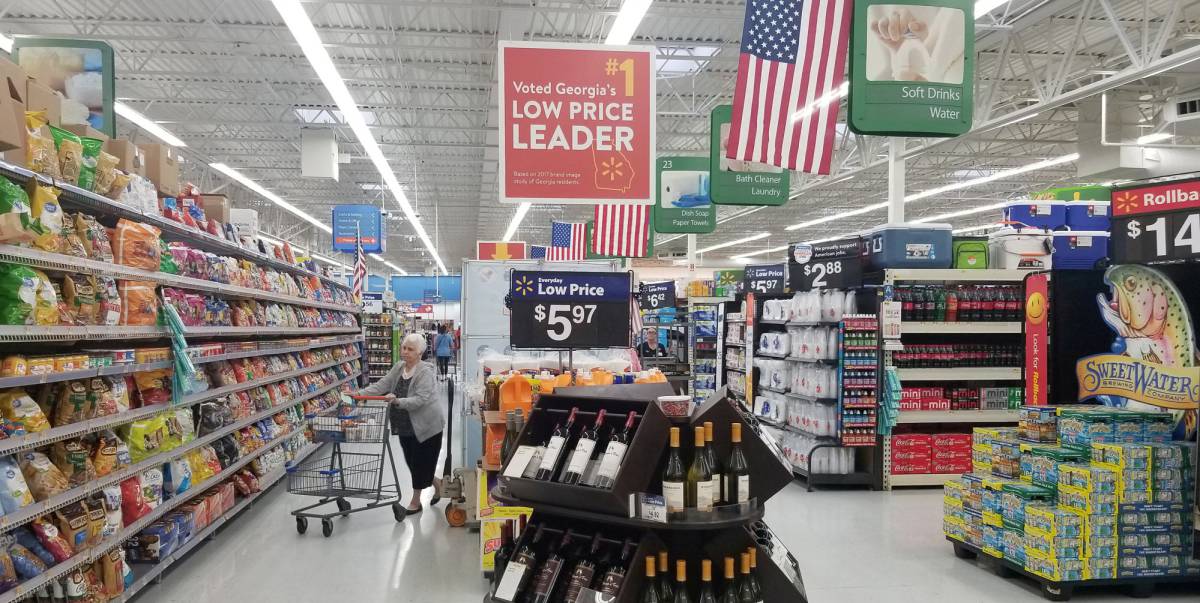 Tienda de Walmart en Woodstock, Georgia (EE UU).