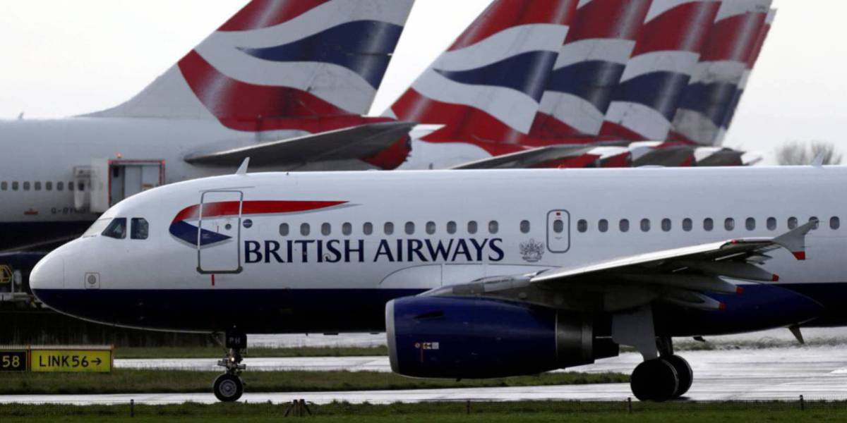 Aviones de British Airways en Heathrow.