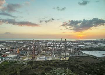 Parque energético de Cepsa en La Rábida (Huelva).