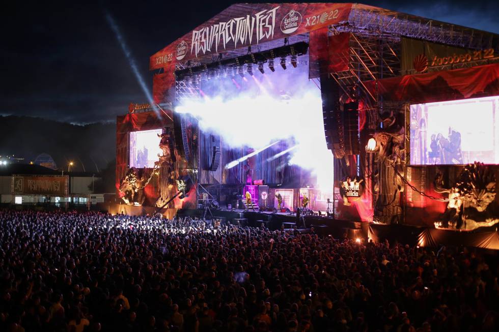 Viveiro, con una población de algo más de 15.000 habitantes, acogió a más de 140.000 asistentes durante el Resurrection Fest celebrado este verano.