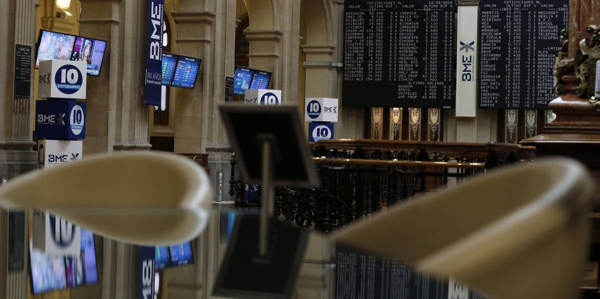 Vista de la Bolsa de Madrid.
