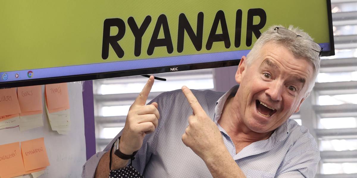 El CEO del holding Ryanair, Michael O'Leary.