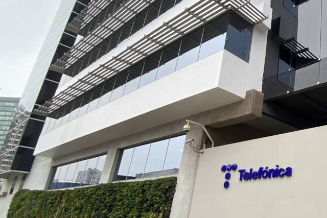 Sede de Telefónica del Perú, en Lima.