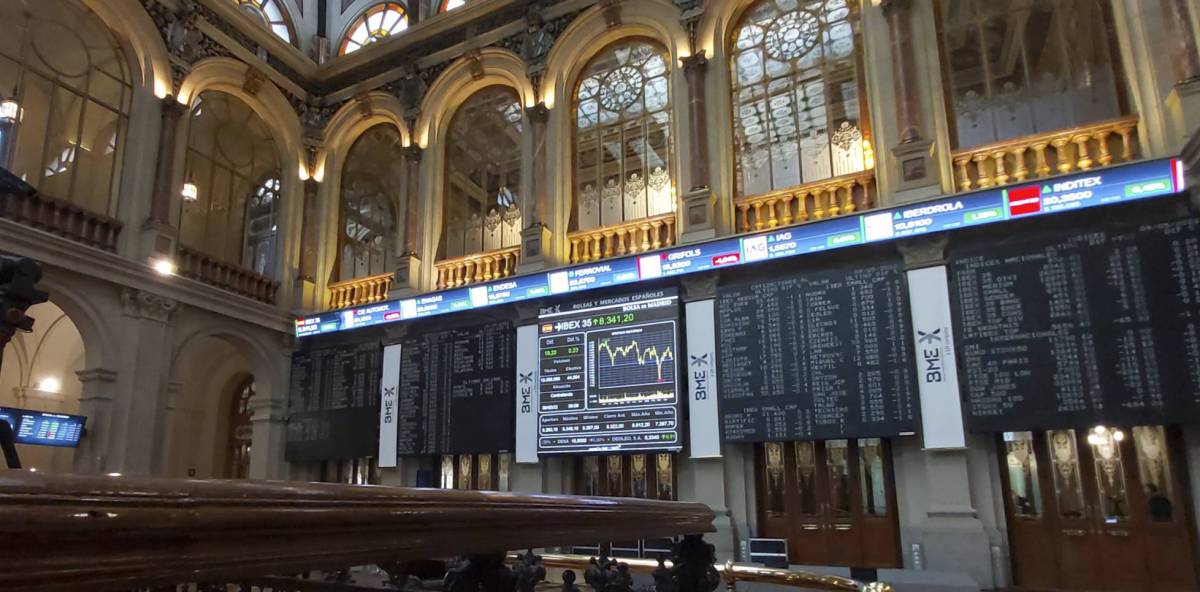 Bolsa de Madrid.