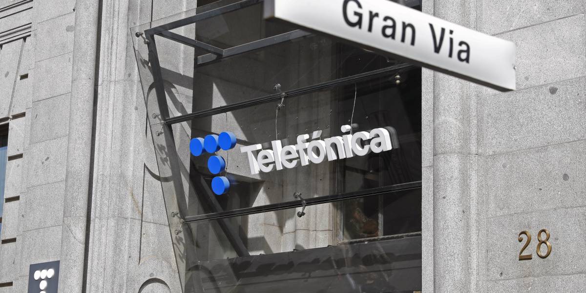 Sede de Telefónica, en Madrid.