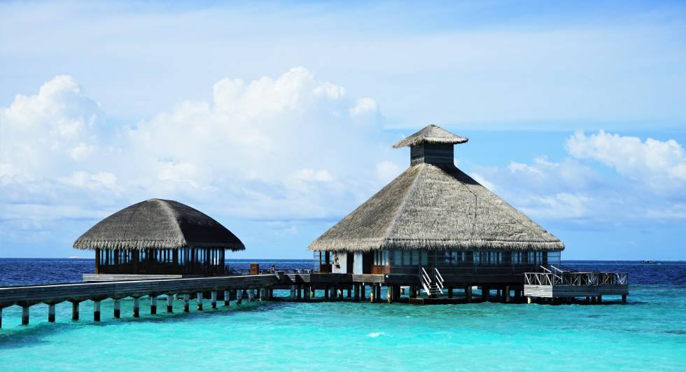 Complejo hotelero Huvafen Fushi, en Maldivas.