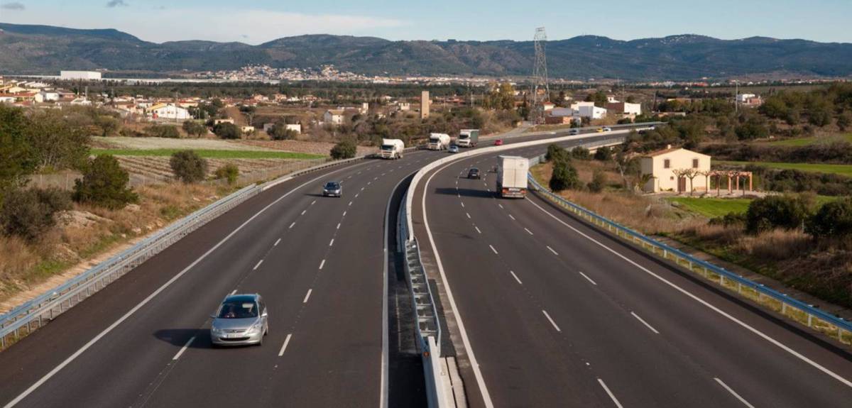 Una de la autopistas de Abertis en España.