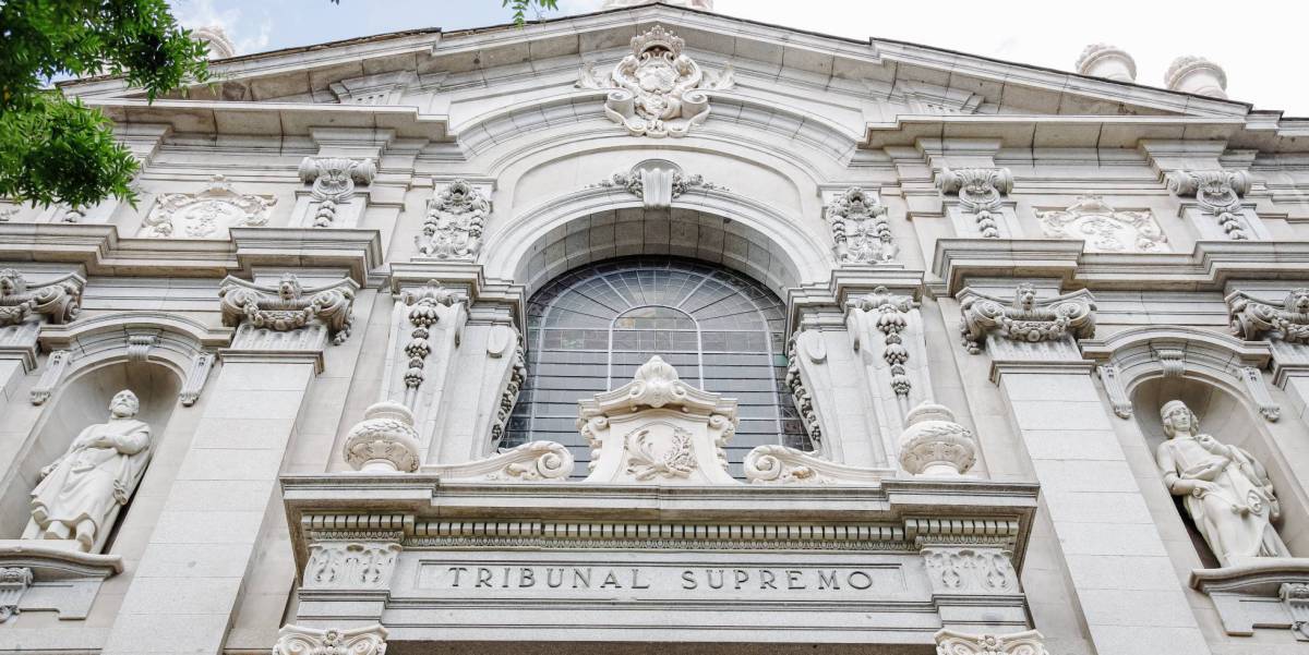 Fachada del Tribunal Supremo.